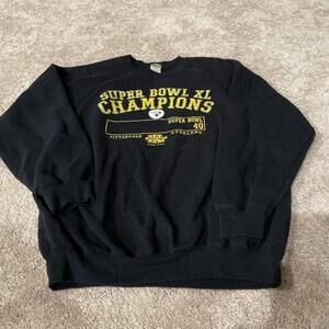 Pittsburgh Steelers Super Bowl 40 Crew Neck Sweatshirt